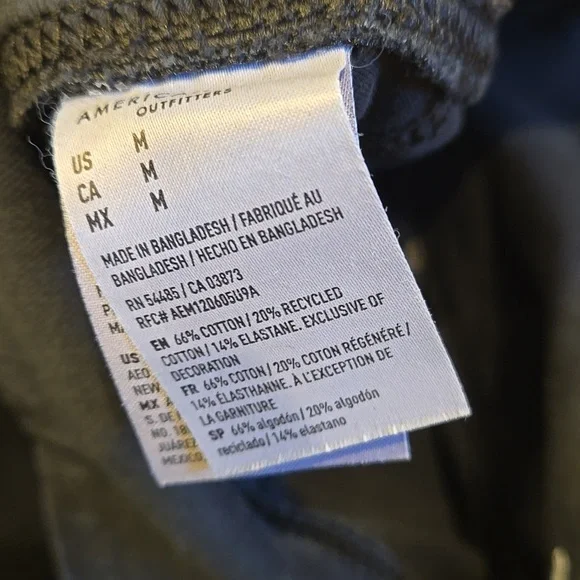 Black American Eagle Pull On Jeans - Picture 6 of 6